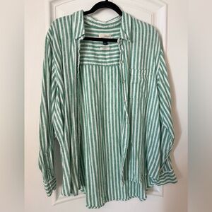 Oversized button down